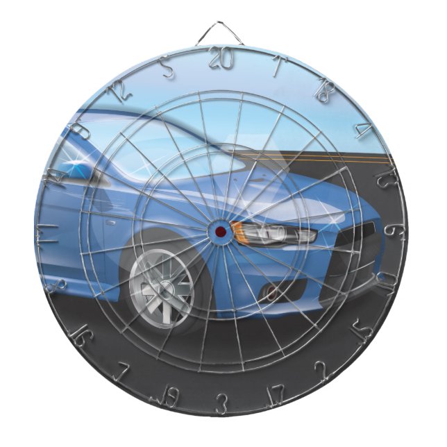 Sportwagen Dartscheibe (vorne)