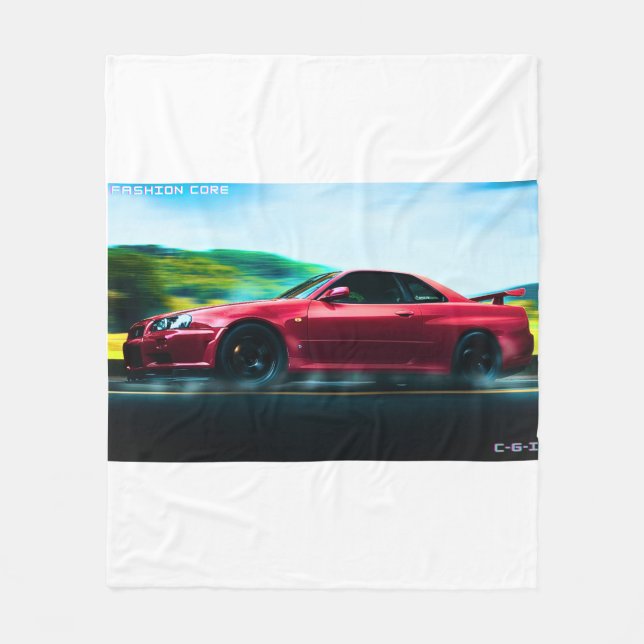 Sportwagen des Jahres 2000 Fleece Blanket (Vorderseite)