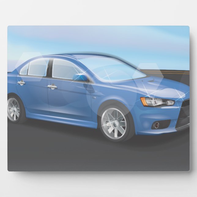 Sportwagen Fotoplatte (Vorderseite)