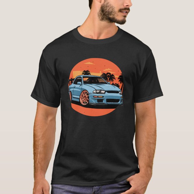 Sportwagen in Mami T-Shirt (Vorderseite)