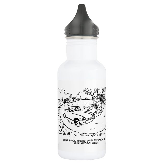 Sportwagen mit Igel St Edelstahlflasche (Links)