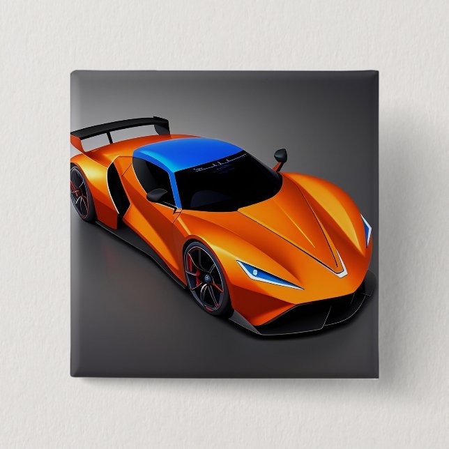 Sportwagen mit modernem Design Button (Vorderseite)
