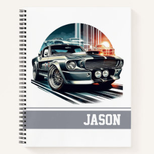 Sportwagen Notizbuch