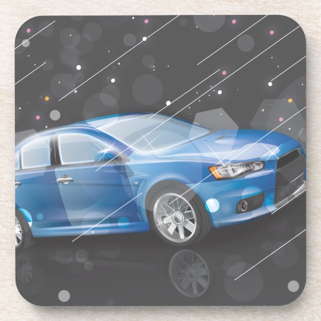 Sportwagen Untersetzer (Vorderseite)