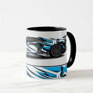 Sportwagen Zwei-Tone-Kaffee-Tasse Tasse
