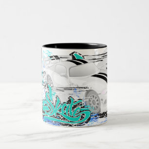 Sportwagen Zweifarbige Tasse