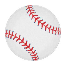 Sporty-Baseball Klassisch Rot & Weiß Sport-Thema