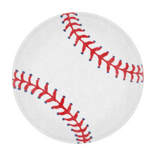 Sporty-Baseball Klassisch Rot & Weiß Sport-Thema Schneidebrett