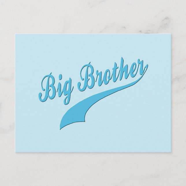 Sporty Big Brother Postkarte (Vorderseite)