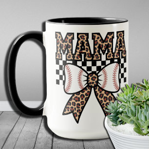 Sporty Chic Leopard Tennis Mama für Tennis-Mamas Tasse