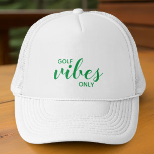 Sporty Golfer Green Golf Vibes nur Golfangebot Truckerkappe