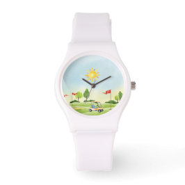Sporty Golfers Custom eWatch Armbanduhr