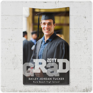 Sporty GRAD Overlay Foto Abschluss Banner