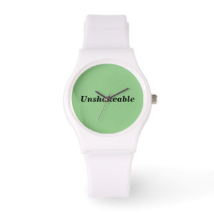 Sporty Green Face Armbanduhr