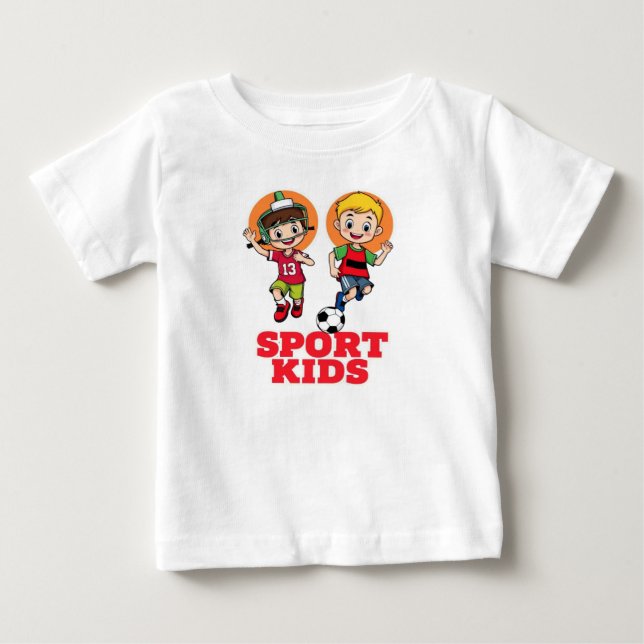 Sporty Kids Fun! Baby T-shirt (Vorderseite)