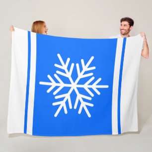 Sporty Nordic Snowflake Alp Piazza della Riforma Fleecedecke
