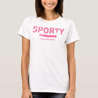 Sporty - Pink & Pink T-Shirt