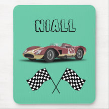 Sporty Race Car Personalisiert