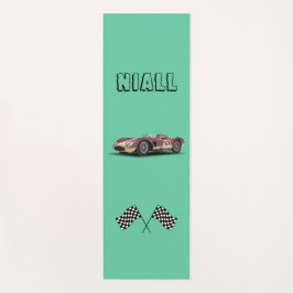 Sporty Race Car Personalisiert Yogamatte