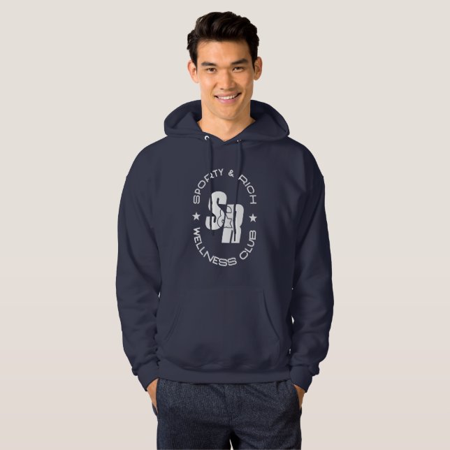 Sporty & Rich | Männer Hoodie (Vorne ganz)