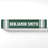 Sporty Team Jersey Streifen mit Individuelle Name