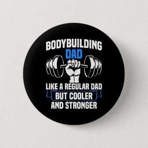 Sportym Festivals Sonnige Bodybuilding Vater Button