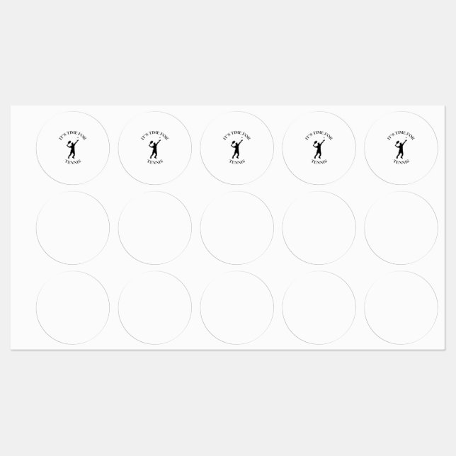 Sportzeit Etiketten (Blatt)