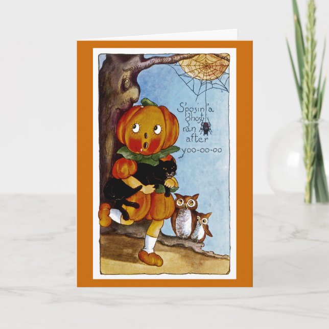 S'posin' ein Ghost lief nach Yoo-oo-oo! Karte (Vorderseite)