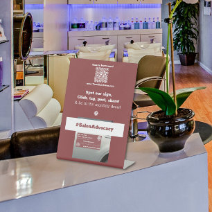 Spot, Click, Tag, Post, Share! Sockelschild