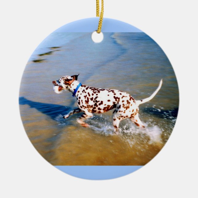 Spot den Hund Keramik Ornament (Vorne)
