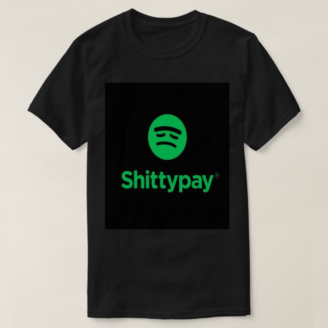 Spotify-Aufkleber T-Shirt (Design vorne)