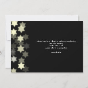 Spotlight Bar Mitzvah Invitation personnalisée à l