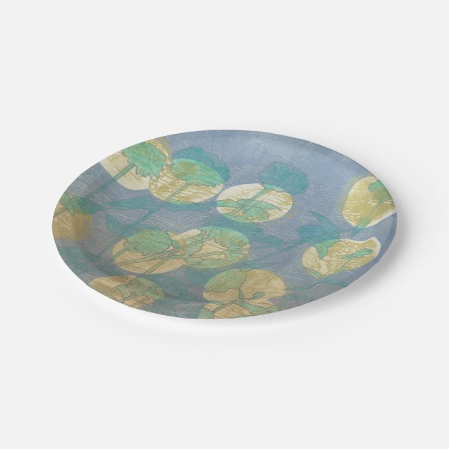 Spotlight Floral I Pappteller (Schrägansicht)