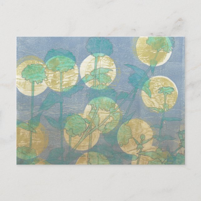 Spotlight Floral I Postkarte (Vorderseite)
