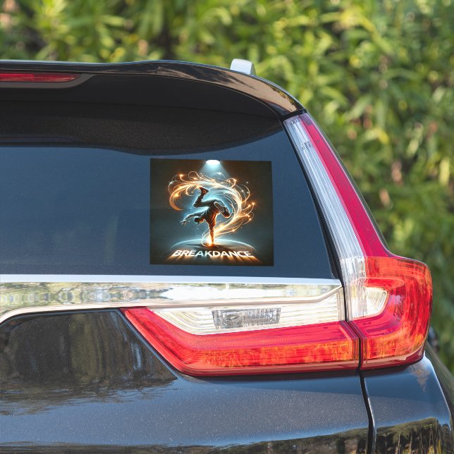 "Spotlight Groove" - ​ ​ im Rampenlicht tanzen! Aufkleber (Auto Seite)