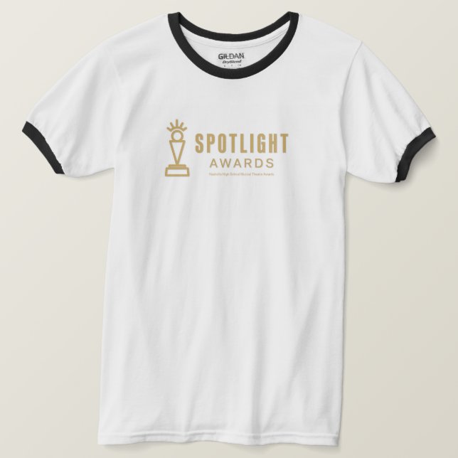 Spotlight Ringer T-Shirt (Design vorne)
