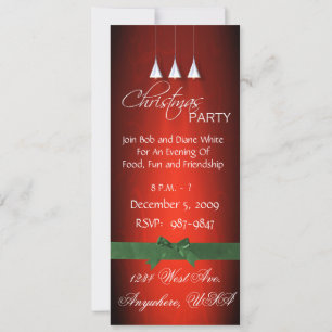 Spotlight zur Weihnachtszeit-Party Einladung