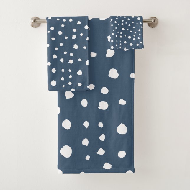 Spots Dalmatiens Bleus Marine, Points Dalmatiens,  (En situation)