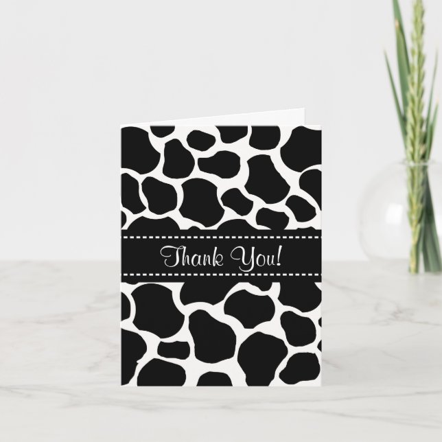 Spots de vache Merci note (Devant)