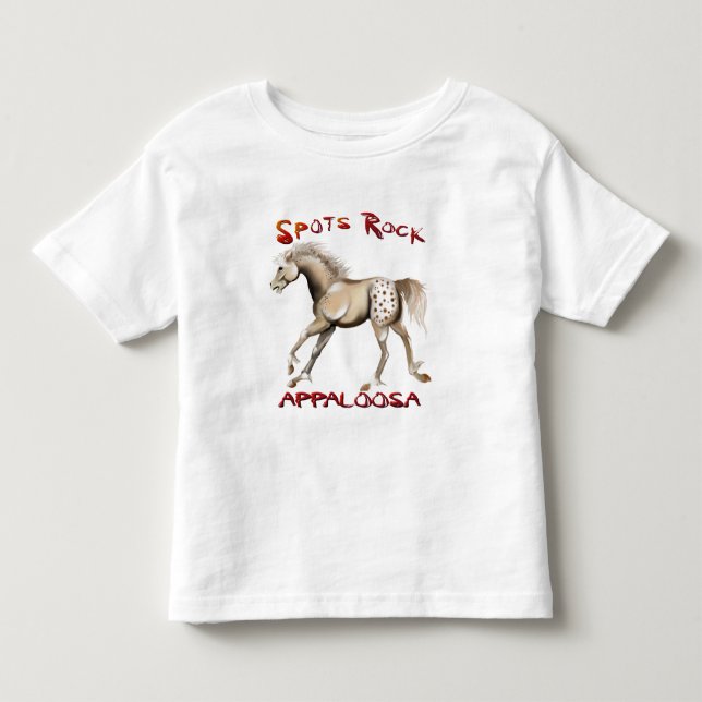 *Spots Felsen Appaloosa 2 Kleinkind T-shirt (Vorderseite)