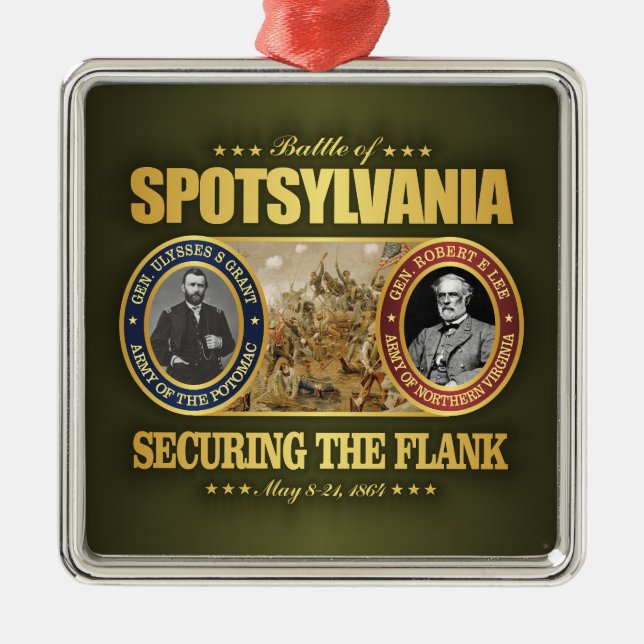 Spotsylvania CH (BA) Ornament Aus Metall (Vorne)