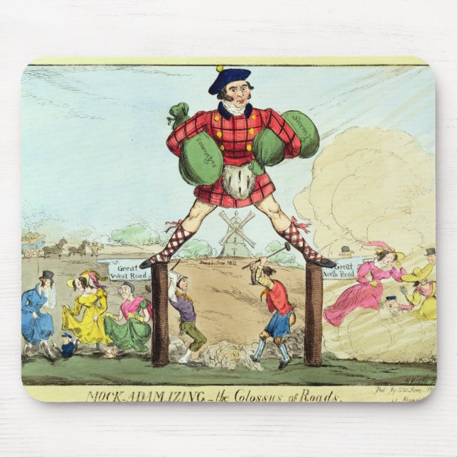 Spott-Adam-izing: der Koloss der Straßen Mousepad (Vorne)