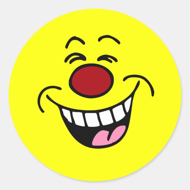 Spott Runder Aufkleber (Vorderseite)