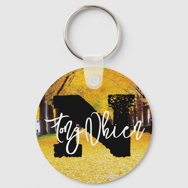 Spottdrossel Schlüsselanhänger (Vorderseite)