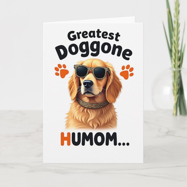 Spotted Dog Design Karte (Vorderseite)