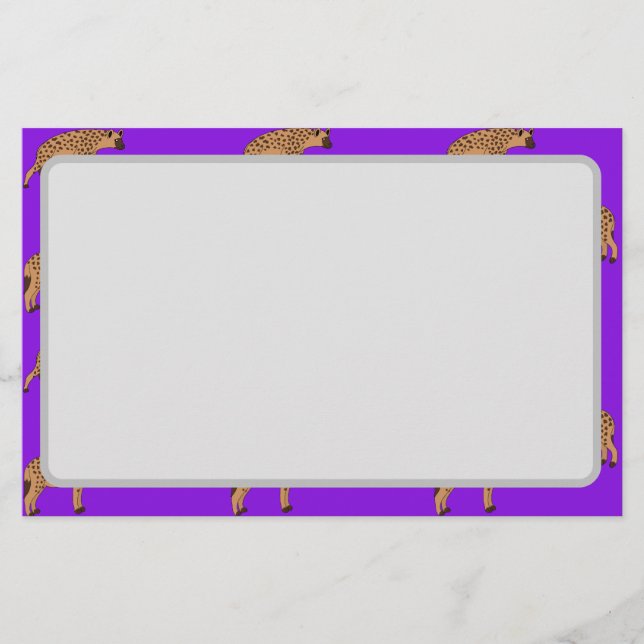 Spotted Hyenas Briefpapier (Vorderseite)