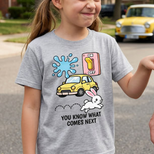 Spotto Gelbes Auto Weißes Kaninchen Australien Roa T-Shirt