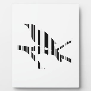 SPOTTVOGEL-BARCODE Spottvogel-Barcode-Musterdesign Fotoplatte