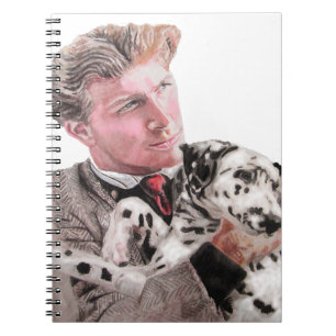 Spotty Dalmatian Dog Dogs cute Notebook Notizblock