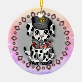 Spotty Police Hunde Ornament